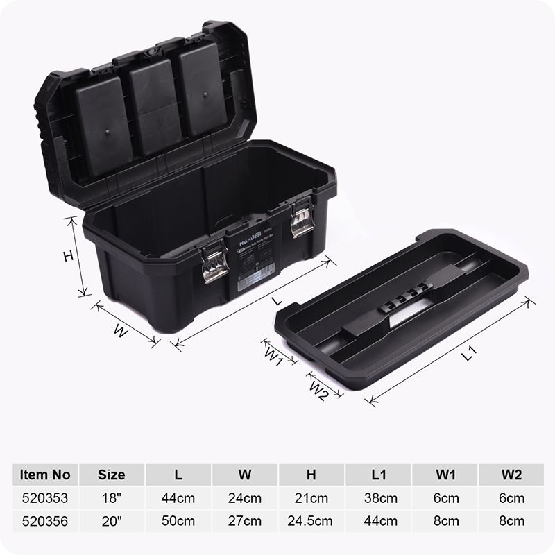 MALETA PLASTICA HEAVY DUTY 22" - Imagen 11