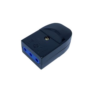 HEMBRA VOLANTE 2P+T 10A 250V NEGRA